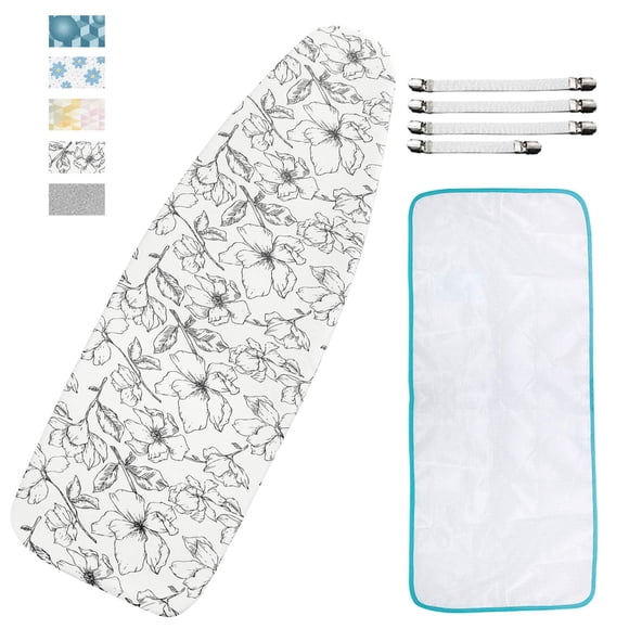 Funda para tabla de planchar Dalykate extra ancha, 18 x 49 pulgadas