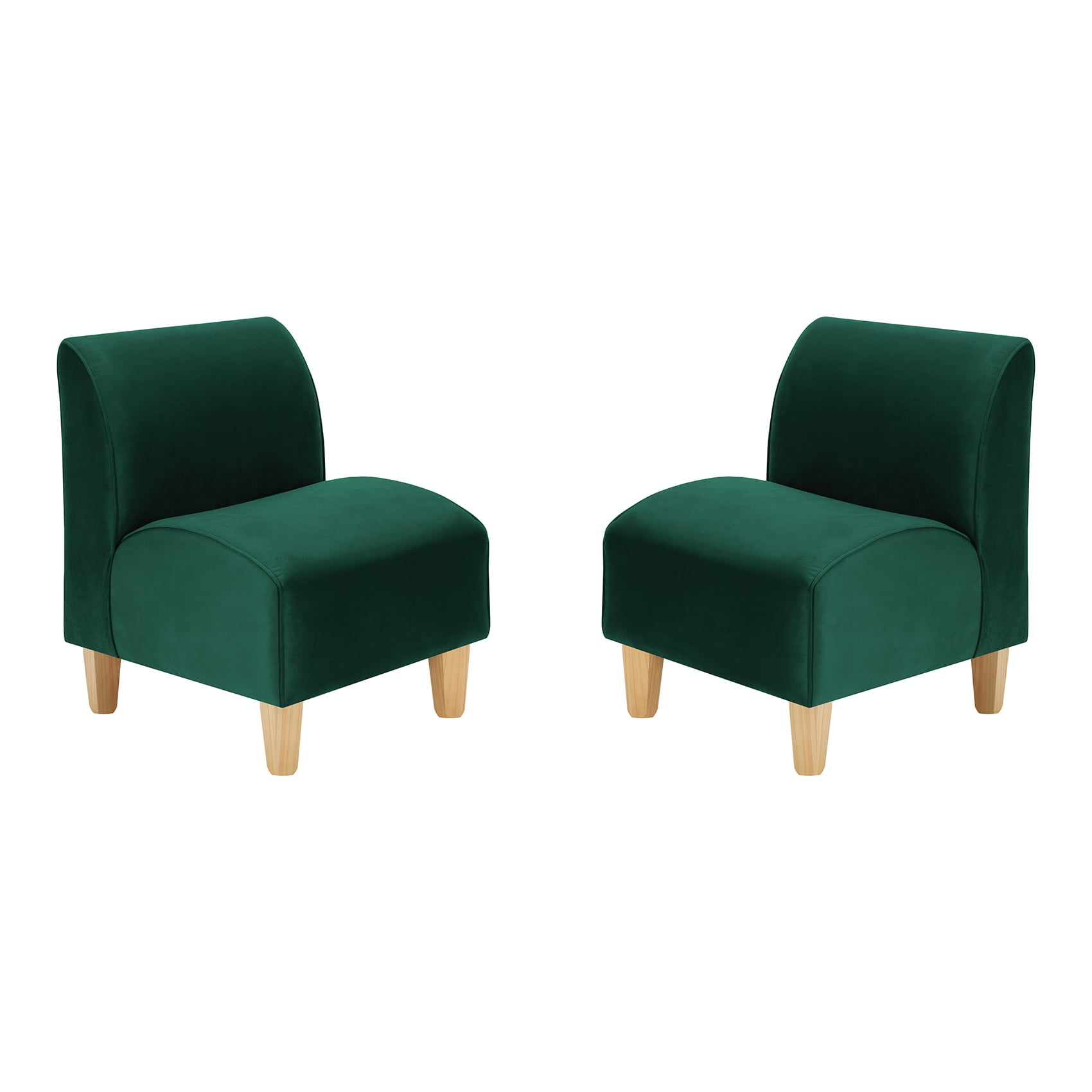 Bodevir - Set Poltrona Soft 1c Felpa 05 Verde Botella