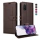 thumbnail image 3 of Premium Wallet Case for Samsung Galaxy S20 with Card Slots & Kickstand, Flip Cover Brown, 3 of 6