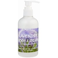 Organic Hair Solution - Loción Corporal De Lavanda - Hidratante Diaria - Con Sábila Y Vitamina E- Piel Seca, Manteca De Karité No Grasa, Aceite De Almendras - Para Hombres Y Mujeres - Fragancia Natural - Vegano