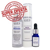 Ngen - Crema Antirojez Air - Agua De Rosas - Aceite De Bambú