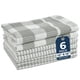 thumbnail image 1 of Toalla de Cocina LANE LINEN 30 × 30 cm Pack de 6 Gris Algodón, 1 of 3
