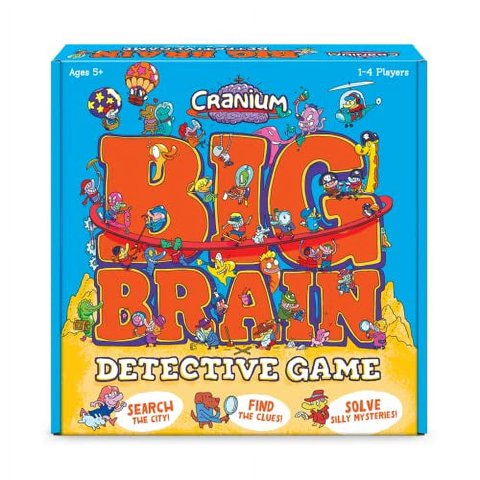 Juego Funko Cranium Big Brain Detective Para 1 A 4 Jugadores