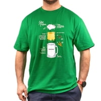 Kunstmann - Polera Schop Perfecto Colores Verde L Hombre