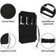 thumbnail image 3 of Funda enrollable para cuchillos HERSENT 4 compartimentos 41 cm de lona para viajar, 3 of 4