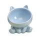 thumbnail image 1 of Cuenco De Cerámica Para Gatos, Plato Para Comida Y Agua Para Gatos, Cuenco Elevado Para Comida Seca Y Húmeda, Azul, 1 of 3