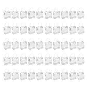 Bothyi - 50 Bolsas De Regalo Transparentes De Pvc Para Manualidades, Bolsas De Regalo Para Cumpleaños, Bodas, Fiestas, Altura 15 Cm