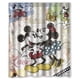 thumbnail image 1 of Cortina de ducha de Mickey y Minnie Mouse con ganchos, tamaño 60 x 72 pulgadas, 1 of 3
