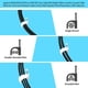 thumbnail image 4 of Clips para cables Abnii, 400 unidades, 4 mm, 6 mm, 8 mm, 10 mm, blancos con clavo de acero, 4 of 7