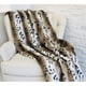 thumbnail image 3 of Manta decorativa de piel sintética de lujo Plutus Brands Plutus Snow Lynx 200 x 230 cm, 3 of 4