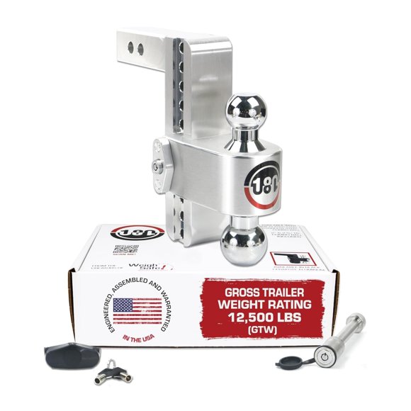 Enganche de Remolque Weigh Safe 20 cm 5 670 kg GTW para receptor de 2,5 "