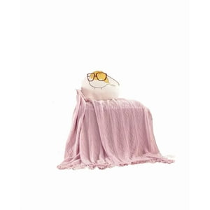 Genérico - Piecera De Cama Manta Sofá Grueso 500G Color Rosa