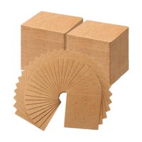 Magideal - 300 Tarjetas De Exhibición De Pendientes, Tarjetas De Joyería, 6 Agujeros Precortados, Pendientes Colgantes, Tarjetero Para Venta De Joyas, Pequeñas E