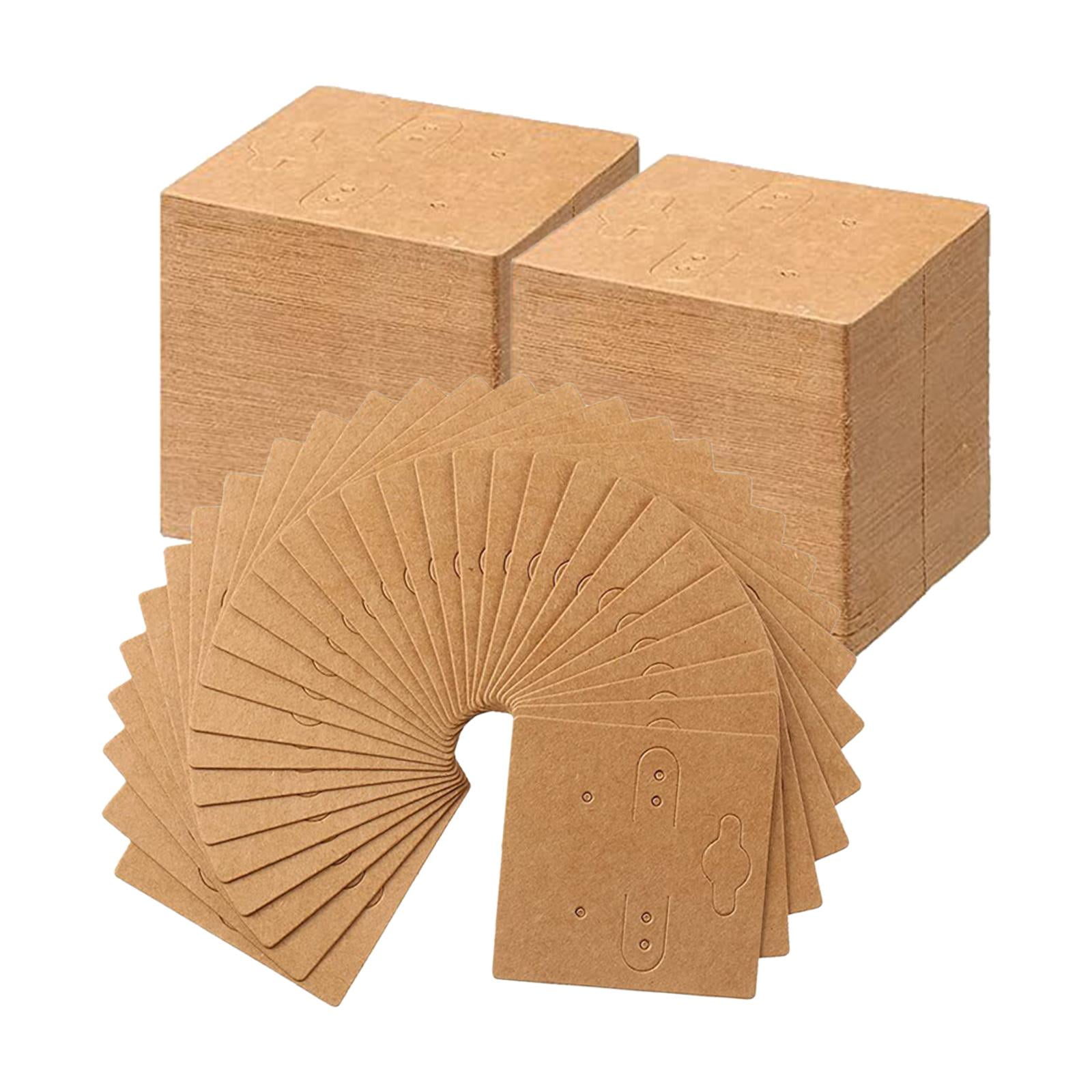 Magideal - 300 Tarjetas De Exhibición De Pendientes, Tarjetas De Joyería, 6 Agujeros Precortados, Pendientes Colgantes, Tarjetero Para Venta De Joyas, Pequeñas E