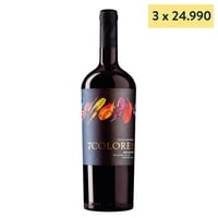Vino Tinto Red Blend 7 Colores Single Vineyard 13.5° Botella 750 Ml Viña Morandé