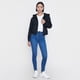 thumbnail image 4 of Polerón Mujer Crop Full Zipper Color Negro Corona, 4 of 5