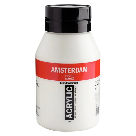 Acrílico Amsterdam Serie Standard 1000ml 105 Blanco Titanio