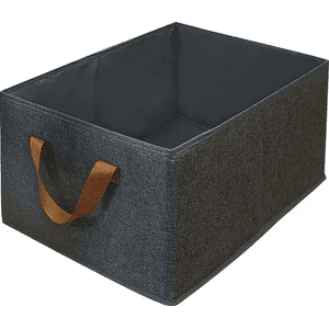 Genérico - Cesta Ropa Almacenamiento Con Asas Rectangular