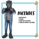 thumbnail image 5 of Disfraz de hombre lobo aullando de Spooktacular Creations para niños L, 5 of 7