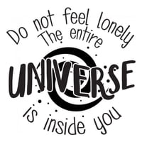 Rienda Libre Graphics - Decomural The Universe Is Inside You Inspirational Ws-44128