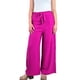 thumbnail image 3 of Pantalon Palazzo Mujer Tipo Lino Casual Semi Formal Tiro Alto 106, 3 of 5