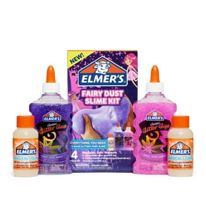 Kit Slime Elmers Glitter Brillo De Hadas 4 Unidades