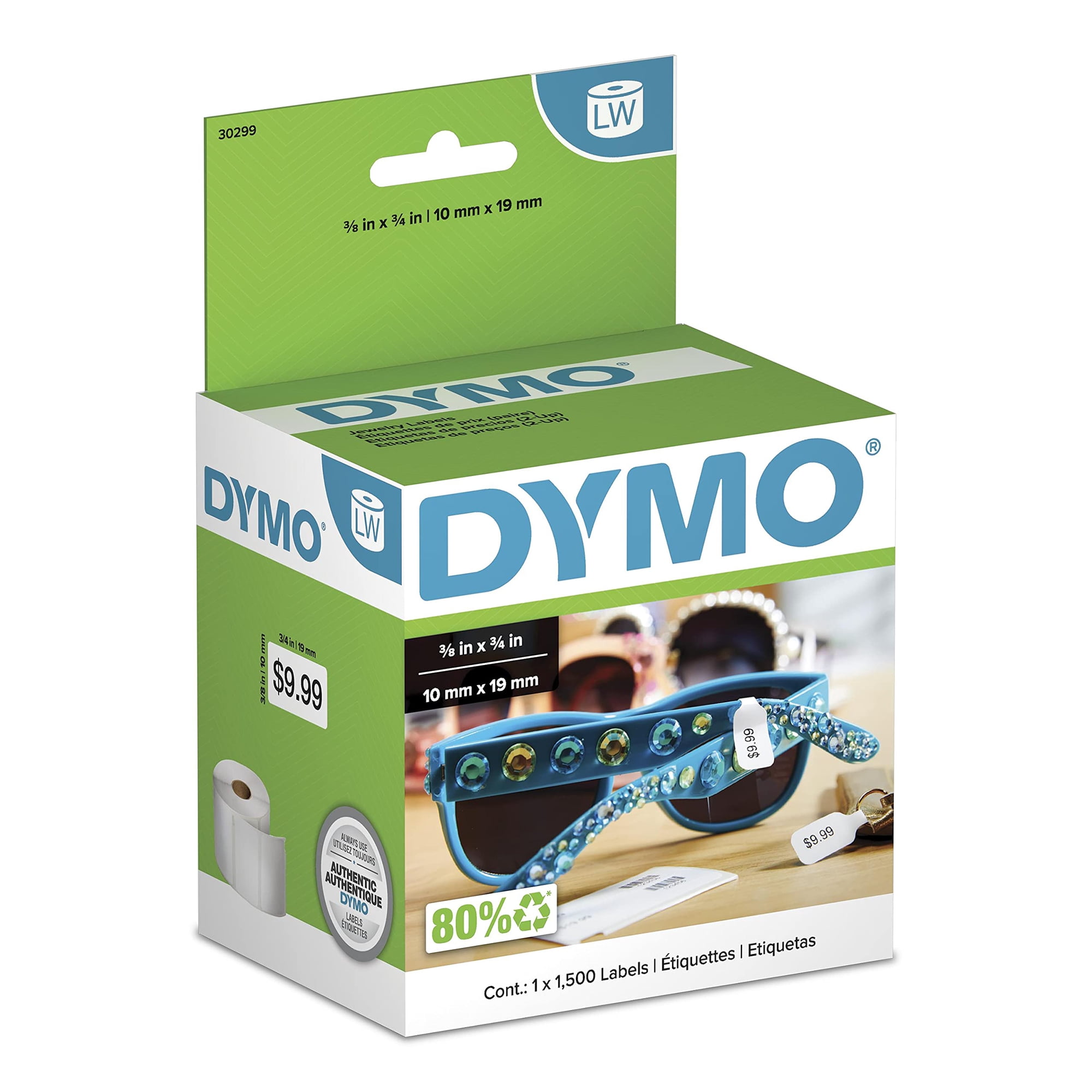 Etiquetas De Precio Dymo Lw 2-up Para Labelwriter 1500 Labelwriter