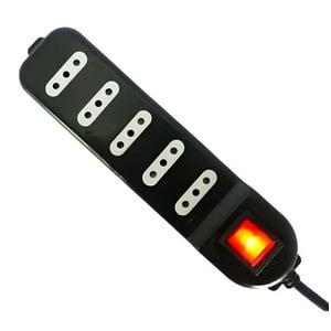 Gen - Alargador Extension Enchufe 5 Metros Zapatilla De Corriente Multicolor