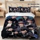 thumbnail image 1 of 3pcs Stray K Seven-Person Jacket Print Bedding Set Soft and Breathable Duvet Cover + Pillowcases, 1 of 1