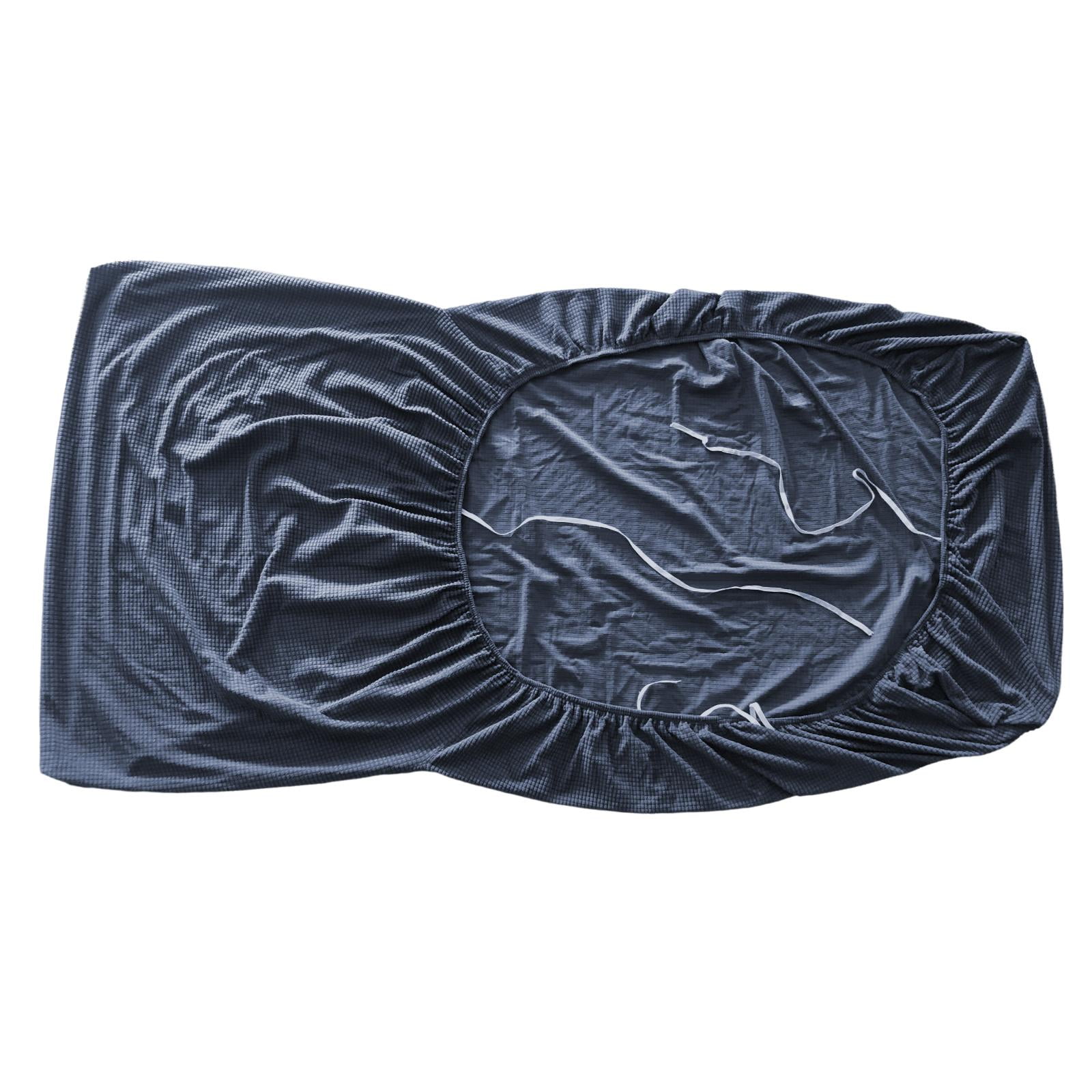 Magideal - Funda Elástica Para Chaise Longue Para Sala De Estar, Funda Para Chaise Longue Sin Brazos Para Interior Para Chaise Longue De Dormitorio , Gris Oscuro