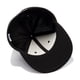 thumbnail image 5 of Sombrero negro Sombrero de verano transpirable sencillo Sombrero de ala plana sólida Sombrero con visera para el sol, 5 of 5