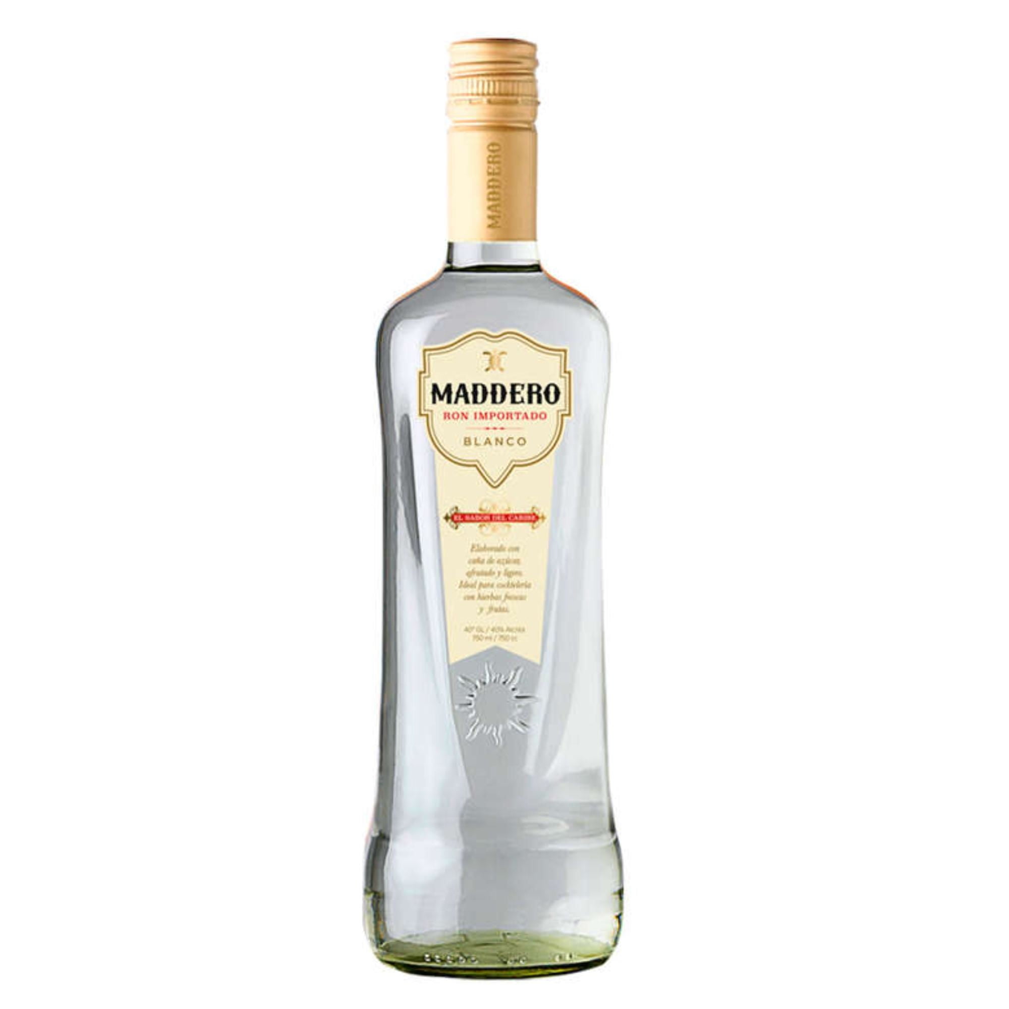 Ron Blanco 40° Botella 750 ml Maddero