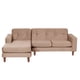 thumbnail image 1 of Sofa Chaiselong Der Salerno 3 Cuerpos Lado Izquierdo Tela Velvet Beige, 1 of 4