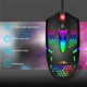 thumbnail image 3 of Mouse Gamer Usb Optico Alambrico Retro Iluminado negro, 3 of 5