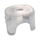 thumbnail image 5 of Taburete de acrílico para baño, taburete para cambiar zapatos, reposapiés transparente, ligero, estable, pequeño banco de ducha, asiento portátil para, 5 of 5
