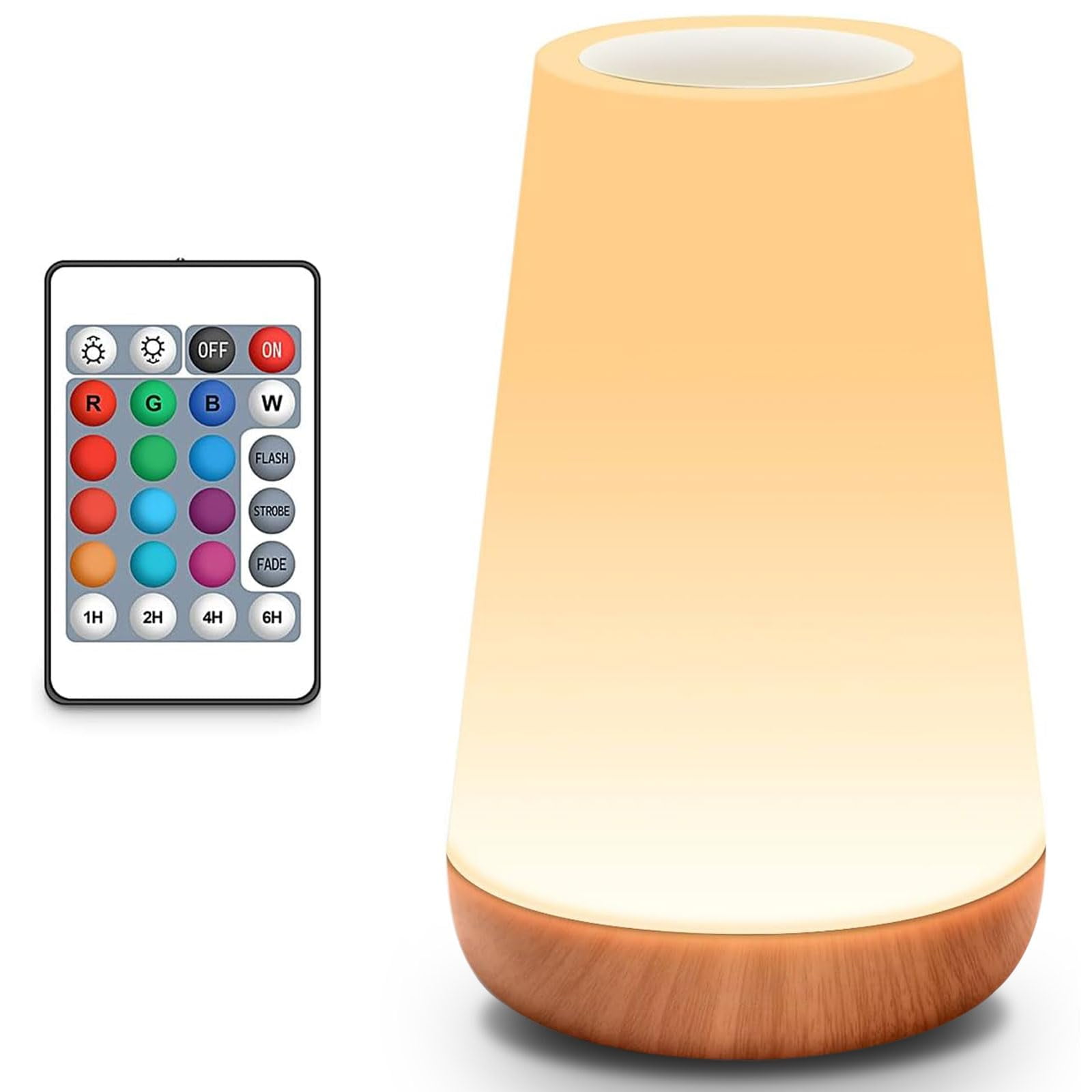 Xusx111 - Luz Nocturna Táctil Para Niños: Lámpara De Guardería Led Dimmable Para Bebé - Cuidado De Los Ojos Suave Cálida Luz Blanca Usb Recargable Lado De Cama Portátil Para Niños Pequeños Dormitorio