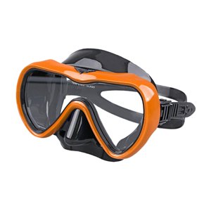 Ioensy - Gafas De Buceo Vista Clara Marco Grande Gafas De Natación Antivaho Ajustables Para Adultos Naranja