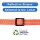 thumbnail image 4 of Collar para gatos Pawtitas, coral reciclado, reflectante, ajustable, 4 of 9