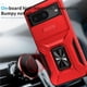 thumbnail image 5 of Funda Armada para Google Pixel 8 con Tapa Deslizante y Soporte Magnético Giratorio Rojo, 5 of 5