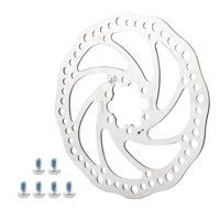 Magideal - Disco De Freno De Bicicleta, Adaptador De Disco De Freno De Disco De Línea Central De Bicicleta, Rotor Flotante De Bicicleta, Discos De Freno Hidráuli 160Mm Un