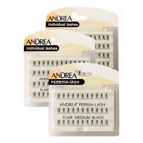 Linastore - Pack 3 Pestañas Andrea Racimo Extensiones Medium