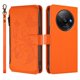 thumbnail image 2 of Funda Cartera Mariposa para [Xiaomi Redmi A3 4G] con Soporte y Cremallera Naranja, 2 of 6