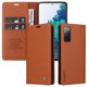 thumbnail image 3 of Funda Billetera de Cuero para Samsung Galaxy S20 FE con Tarjetero y Soporte - Tapa Magnética Marrón, 3 of 6