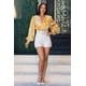 thumbnail image 3 of Romper CC Clothing Woven Print Top Negro L, 3 of 5