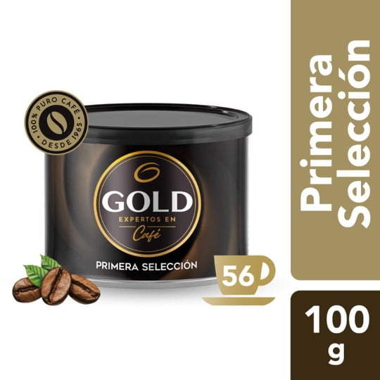 Café Instantáneo En Polvo Tarro 100 gr Gold