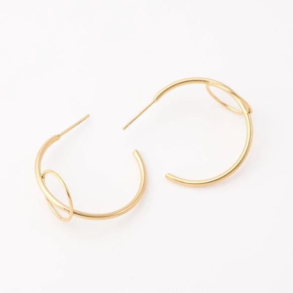 Aros Mujer 3cm N/A Broche AceroInoxidable AceroInoxidable T
