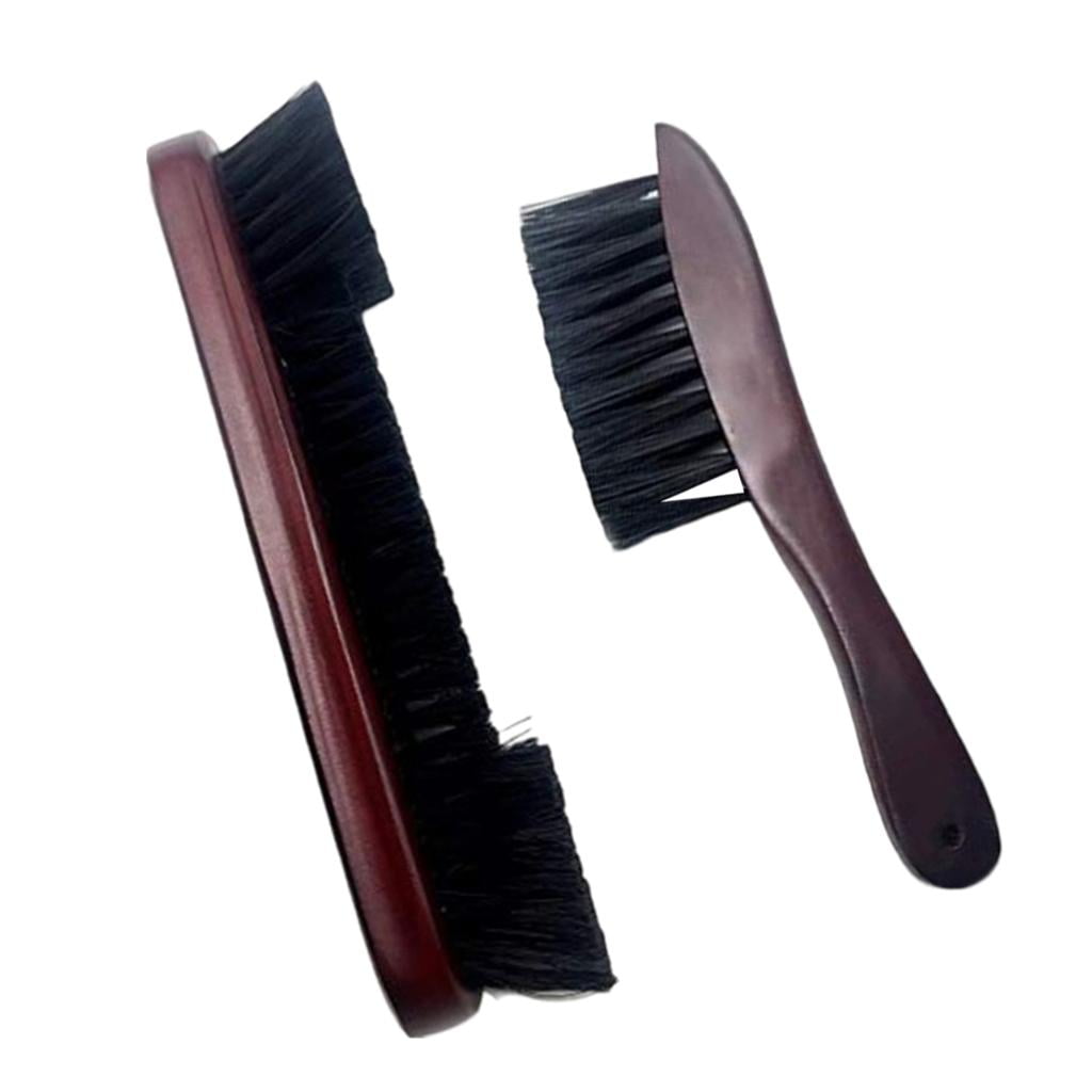 Ioensy - Mesa De Billar De Madera Y Juego De Cepillos Para Rieles Herramientas De Limpieza Con Mango De Madera Vino Tinto