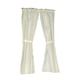 thumbnail image 1 of Cortina de ventana para baño Carnation Home Fashions Lauren Ivory, 1 of 2