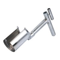 Magideal - Maceta De Bulbos Para Trasplante De Flores, Base Dentada De Acero Inoxidable, Herramienta De Plantación De Bulbos Para Jardín, Agujeros De Excavación