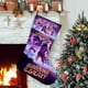 thumbnail image 1 of Guardianes de la Galaxia Tema: Calcetines de Navidad, fino lino blanco para colgar en escaleras y chimenea, decoración navideña para el hogar, regalo de Navidad. 45cm × 32cm, 1 of 5